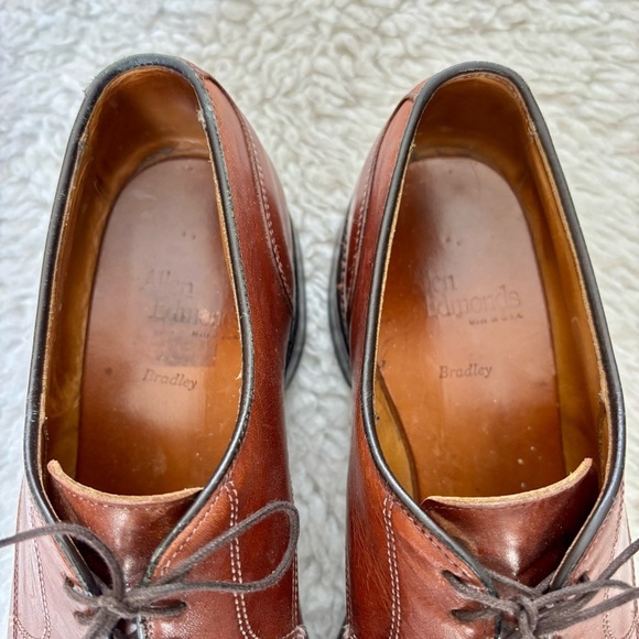 Allen Edmonds Bradley 1530 Brown Leather Split Toe Oxfords Shoes Size 9.5 D main image 10